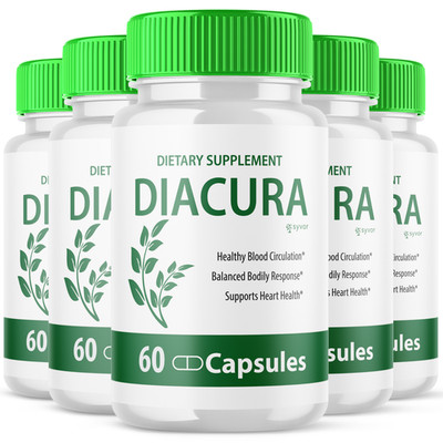 (5 Pack) Diacura Blood Balance Advanced Support Glycogen Vitamin 300 Capsules