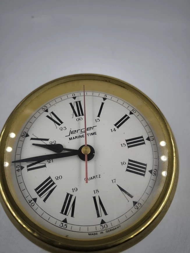 Horloge À Quartz Marine Jerger - Utilisée, Pas De Pile, Signes D'Usure - Photo 2/4