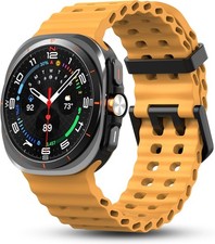 Rugged Silicone Strap Compatible with Samsung Galaxy Watch Ultra 47mm