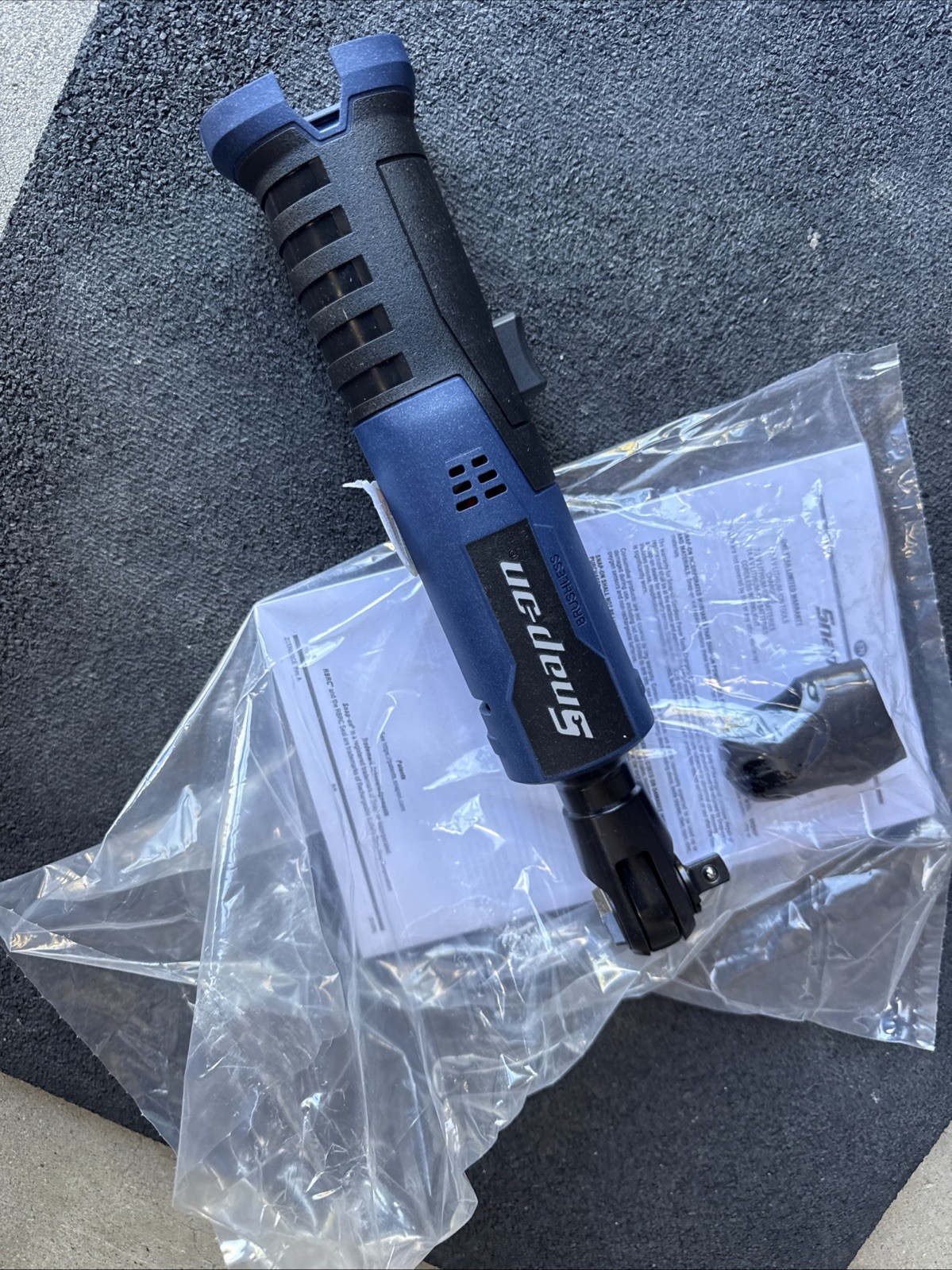 For Snap-on Tools NEW  Blue 3/8” 14.4v HIGH-TORQUE Cordless Ratchet CTR862mb