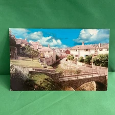 Lepers Well Gardens, River Lym, Lyme Regis, Chrome Postcard, unposted