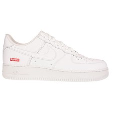Nike Air Force 1 Low Supreme White/White EUR 41, 42, 43, 44, 45 & 46 NUOVE & IMBALLO ORIGINALE 