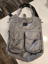 7 A.M. Voyage Enfant Barcelona Bag Diaper Paris New York Grey 7 AM Gray