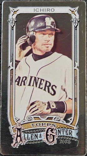 Ichiro 2025 Topps Allen & Ginter #20 Seattle Mariners | eBay