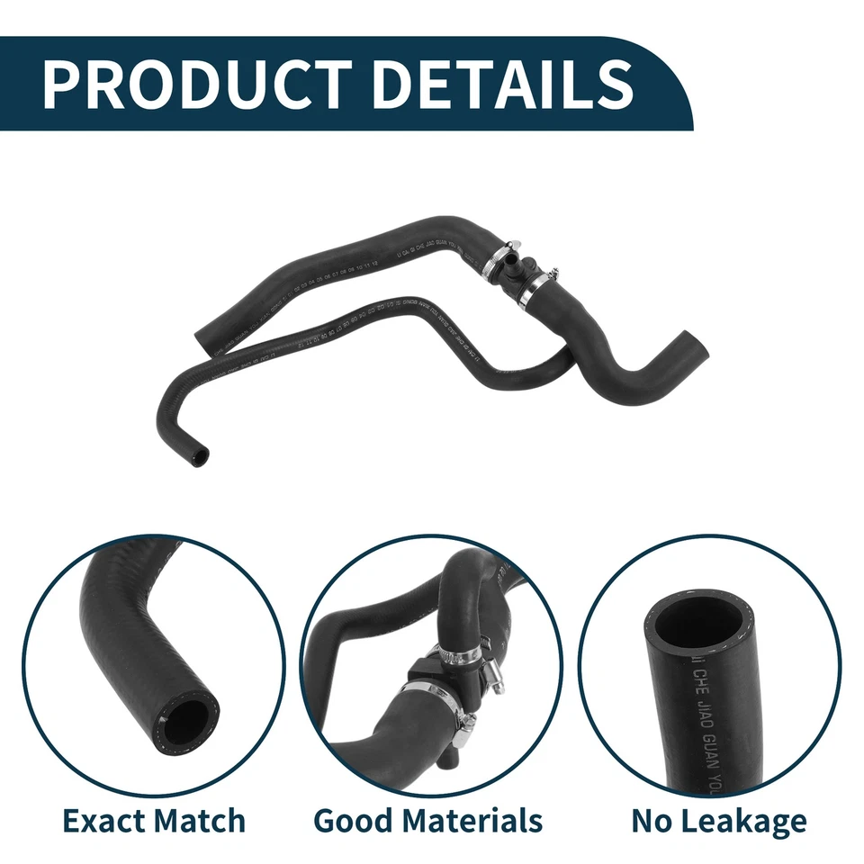 Radiator Hose for Peugeot 307 2004-2007 No.1351KR Rubber Coolant Pipe - Изображение 4 из 4