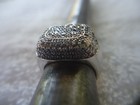 FINE 9.8 GRAM SIZE 6 SIGNED SANRIO STERLING SILVER HELLO KITTY RING WITH STONES — photo 8