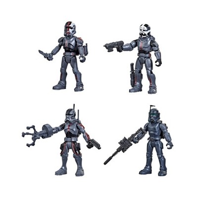 Star Wars Mission Fleet Clone Command Action 6 cm Actionfiguren 4 Stück 