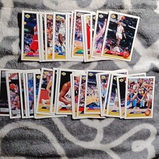 Upper Deck 1991-92 NBA Basketball Cards Lot - Jordan, Johnson, Stockton