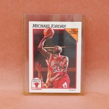 1991 NBA HOOPS MVP Michael Jordan #30 Chicago Bulls NM-MT