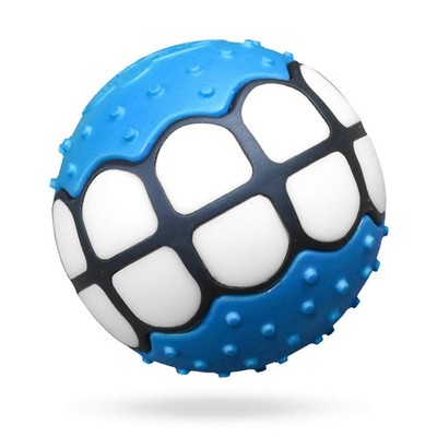 Squeaky Fetch Dog Balls - Rubber Toys for Large Medium Dogs - Fun Gifts