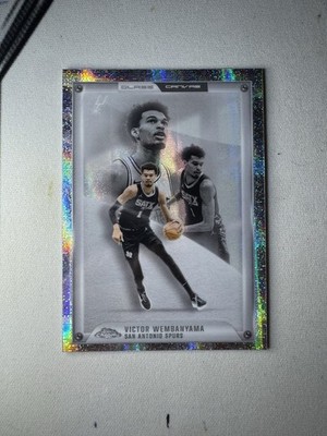 2025-26 Topps Chrome Victor Wembanyama Glass Canvas #GC-10 Case Hit SSP Spurs