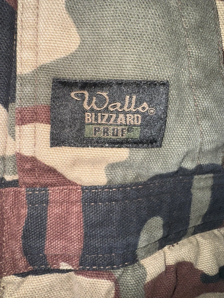 Walls Blizzard Pruf Insulated Coveralls Youth 12/14 Regular Vintage Camo - Image 2 of 4