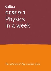 GCSE Physics In a Week (Letts GCSE 9-1 Revision Suc... | Buch | Zustand sehr gut