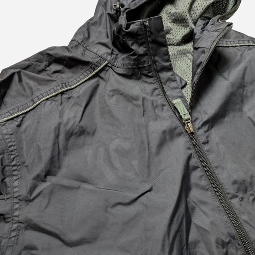 Charles River Apparel Men's Black Hooded Full Zip Ripstop Windbreaker Jacket S image 4