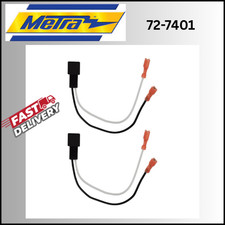METRA 72-7401 / CAR SPEAKER ADAPTER HARNESS FOR SELECT NISSAN VEHICLES PAIR 