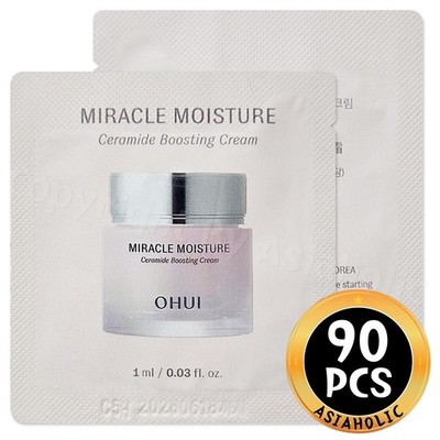 O HUI Miracle Moisture Ceramide Boosting Cream 1ml x 90pcs (90ml) Sample Newest