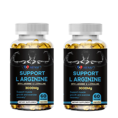 3000 mg L-Arginine Nitric Oxide,Testosterone Booster,Energy Support 120Capsules