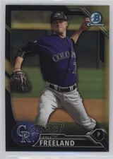 2016 Bowman Chrome Prospects Black & Gold Refractor Kyle Freeland #BCP174 1u6