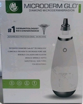 Microderm GLO Mini Diamond Microdermabrasion Machine Suction Pro Skincare 