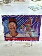 Randy Johnson Vibrations Chrome Platinum 2025 Refractor /250 #326