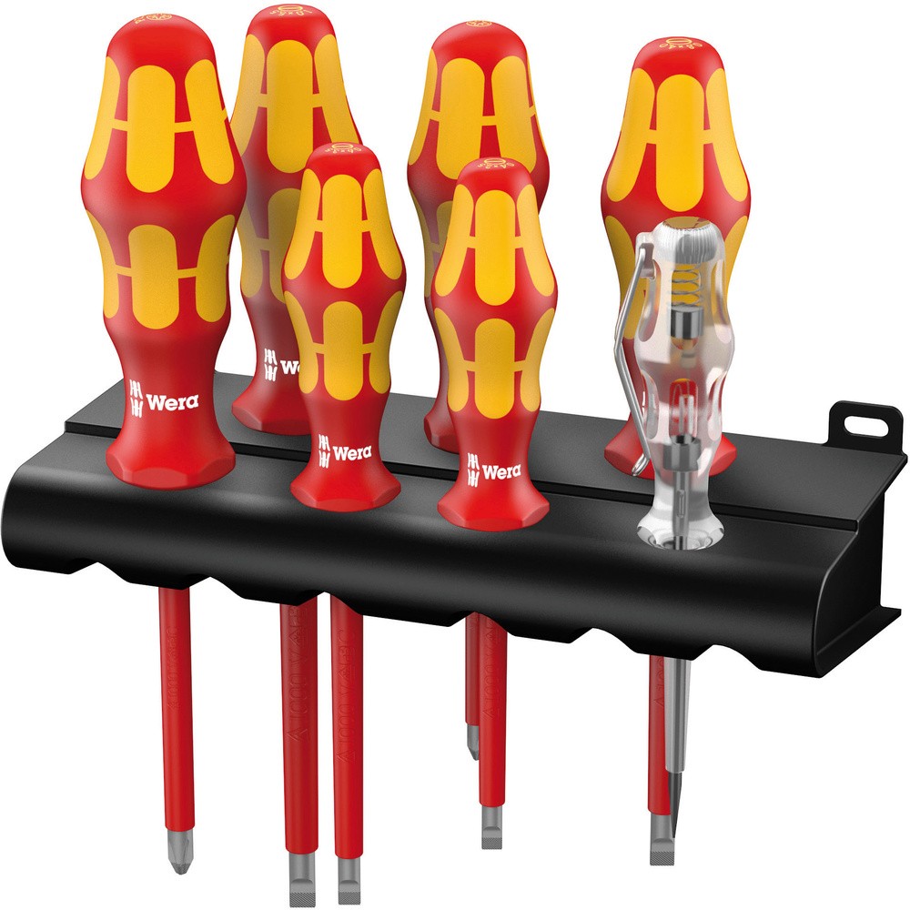 Стойка Wera 160 i/165 i/7 VDE Schraubendreher-Комплект 7teilig Schlitz, Кройцшлиц...