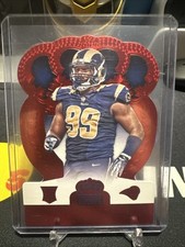 2014 Crown Royale Aaron Donald Rookie DC Die Cut Red /99 Rams 194 HOF