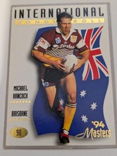 1994 NRL Masters International Honour Roll #90/110 Michael Hancock Broncos Error