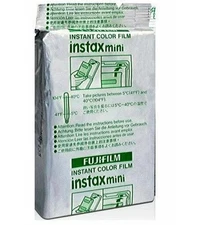 Fujifilm Instax Mini Instant FILMS- Sealed Pack- Works perfect (1 Pack)