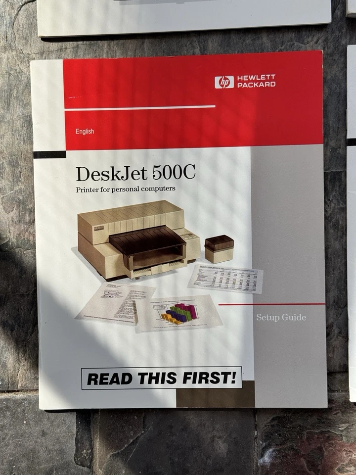 Users Guide HP DESKJET 500C Setup Guide Software Guide Manuals - Image 2 of 4