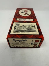 Campbell Scale Models HO Kit #368-795 Shed Under Construction & Dbl Hand NOS