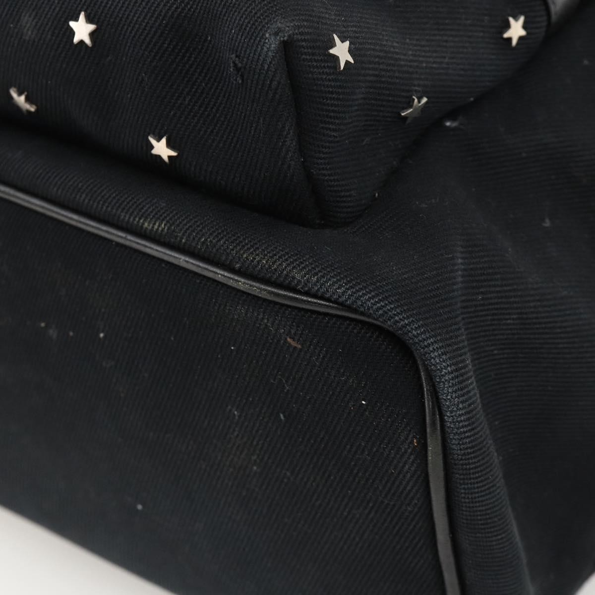 SAINT LAURENT Backpack Canvas Black Silver Auth bs34220 — image 16