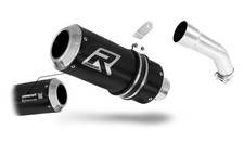 ZX10R 2008 2010 EU Omologato approvato Terminale di Scarico Silenziatore GP NERO