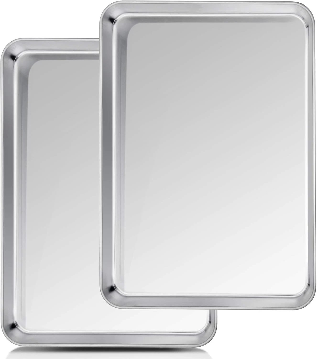 Teamfar Baking Sheet, 20’’×14’’×1’’, Cookie Sheet Half Sheet Baking Pans Stainle