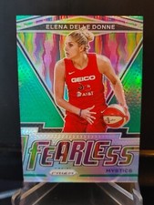 Elena Delle Donne 2021 Panini Prizm Fearless Green Refractor #13 - Mystics