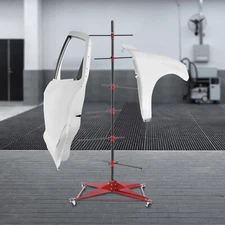 Auto Body Paint Stand Hanger Painting Rack Panel Door Hood Bumper Fender Holder