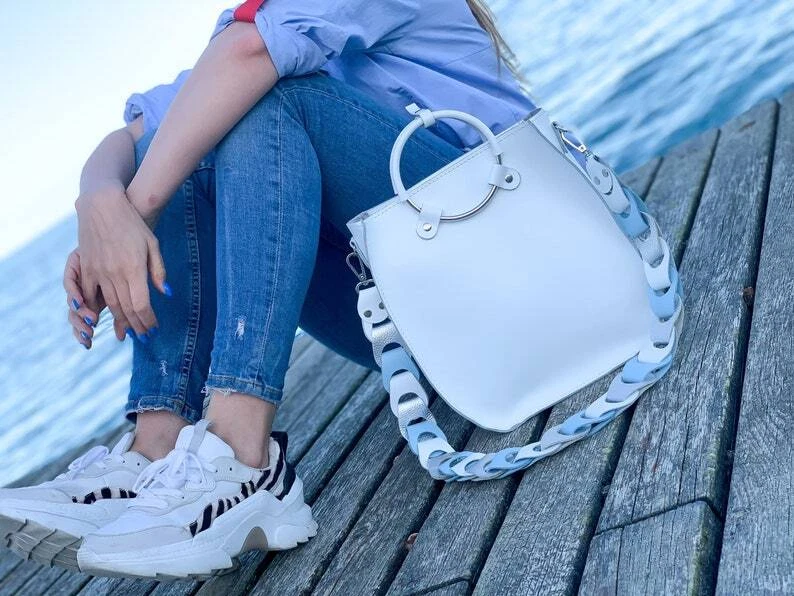 COACH Borsa a mano donna VERA PELLE cioccolato marrone scuro borsetta tracolla