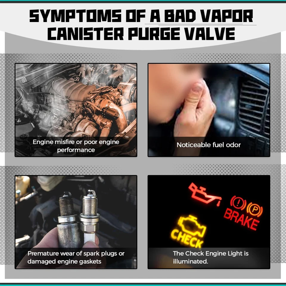 Vapor Canister Purge Valve Solenoid For Buick Cadillac GMC Chevrolet 12610560 - Image 2 of 4