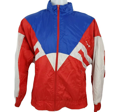 Adidas Trefoil European Olympic Track Jacket Size M 3 Windbreaker