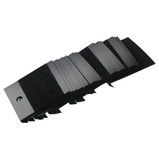100Pcs Black Velvet Plastic Earring Cards Earring Display Hanging Jewelry Dis...