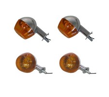 Indicators Complete Set of 4 Front & Rear For Yamaha FS1 (Drum) 1974-1976