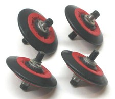 4581EL2002A Dryer Drum Roller Wheel and Shaft Pack of 4 for LG 4581EL2002C