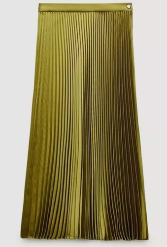 ZARA DUNKELSILBERGRAU HOHE TAILLE PAILLETTEN-LEGGINGS BREITE BEINHOSE - Bild 10 von 24