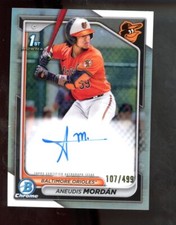 ANEUDIS MORDAN 2024 BOWMAN CHROME 1ST AUTOGRAPH REFRACTOR AUTO /499