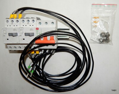 Two (2) LS Manual Motor Starters, LS BKN C32 3 Pole Circuit Breaker