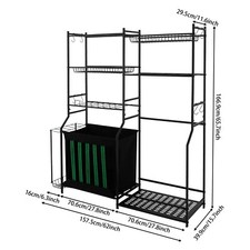 Sports Equipment Storage Rack, Sports Equipment Organizer