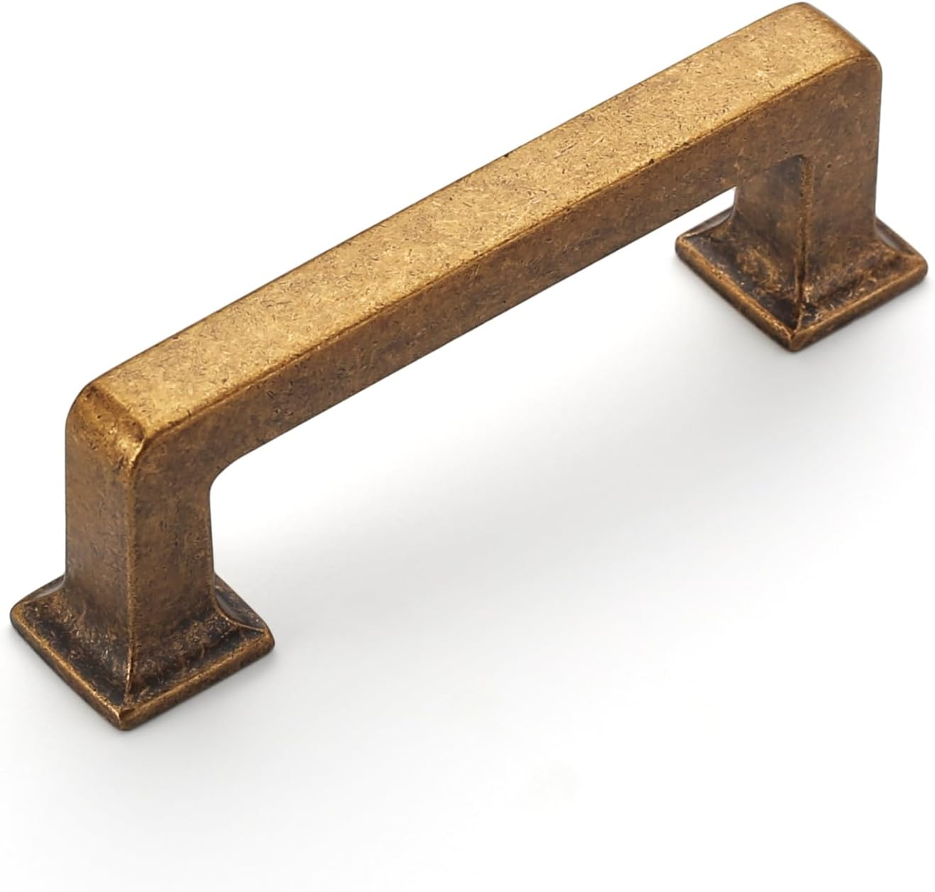 6 Pack Antique Brass Cabinet Pulls 3 Inch Hole Centers Kitchen Cabinet Handles C