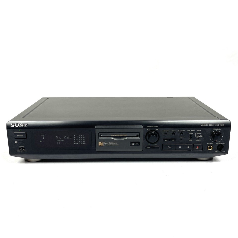 Sony MDSJE510 Minidisc Player/ Recorder Tested With Remote controller eBay