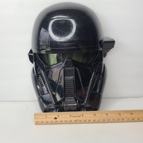 STAR WARS Rogue One Imperial Death Trooper Voice Changing Light Up Mask Tested - Picture 15 of 16