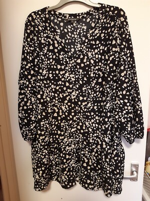 Bon Marche Ladies Button Through Tunic Size 20 UK