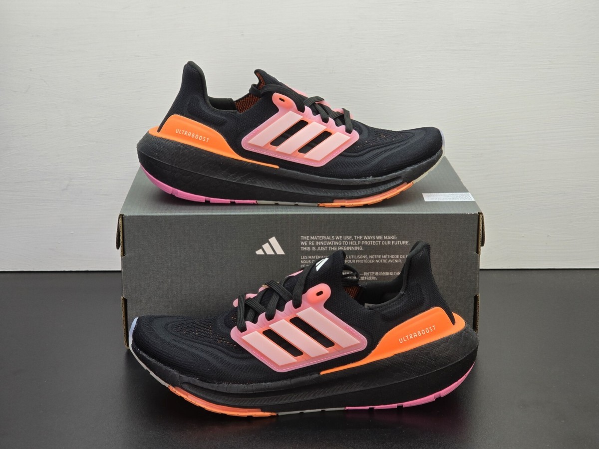 Adidas Ultraboost Shoes Women's Size Black Pink Athletic Running